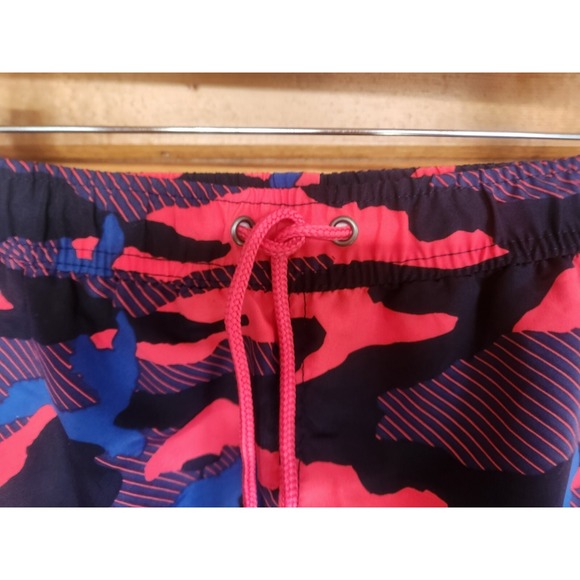 US Polo Assn Swim Trunk‎ Shorts Mens XXL 2XL Blue Red Camo - Picture 2 of 6